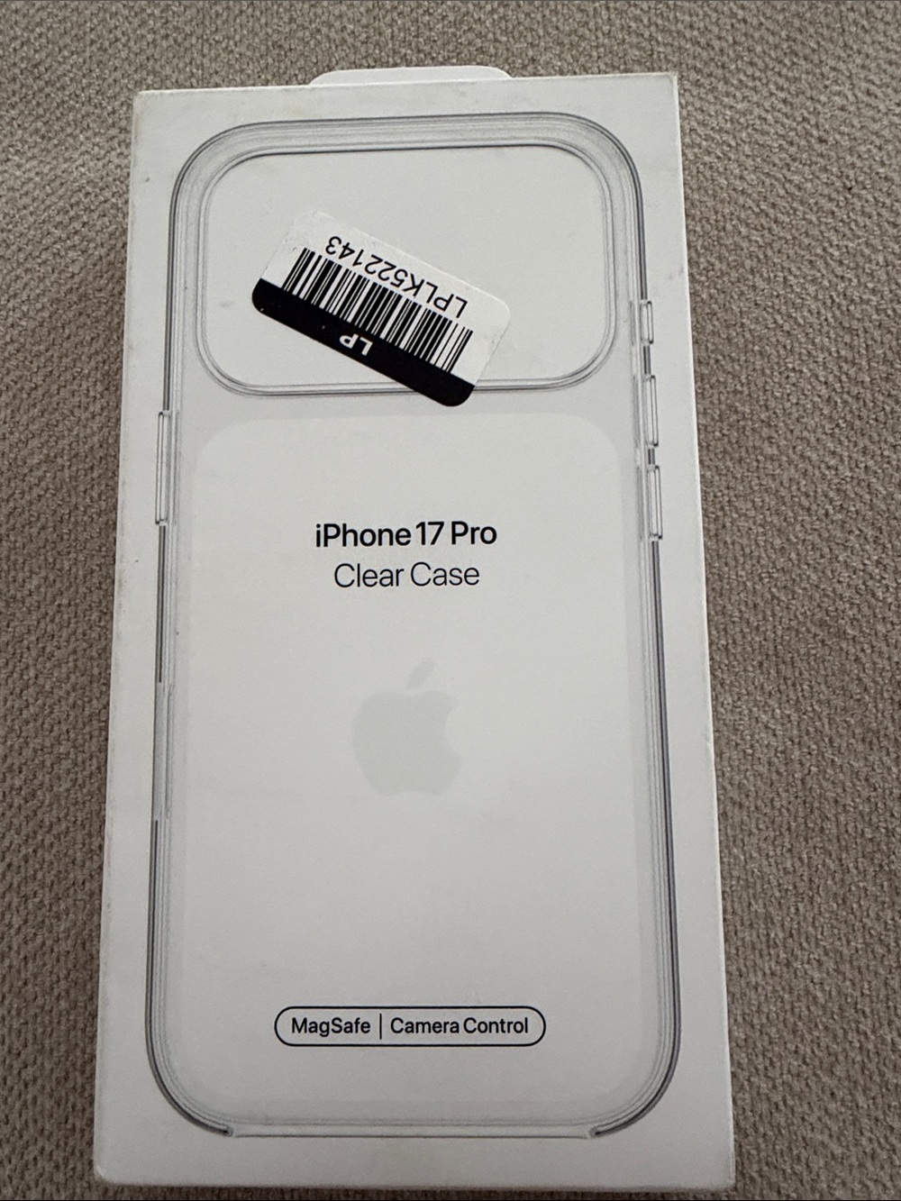 Apple Clear Case for iPhone 17 Pro - Transparent
